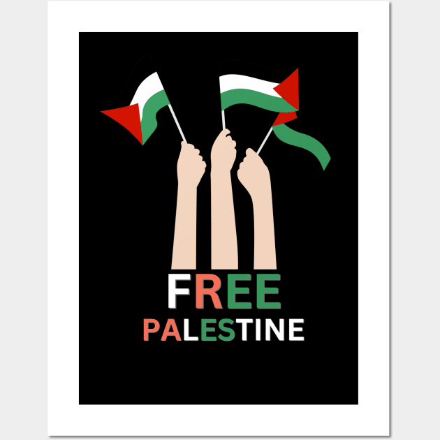 Free palestine Wall Art by SHAIKY